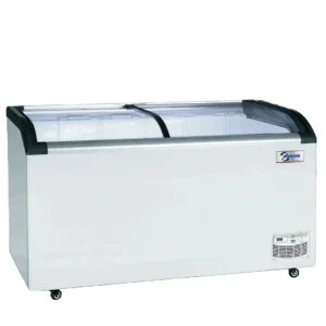 Congeladora 445L Vidrio Curvo